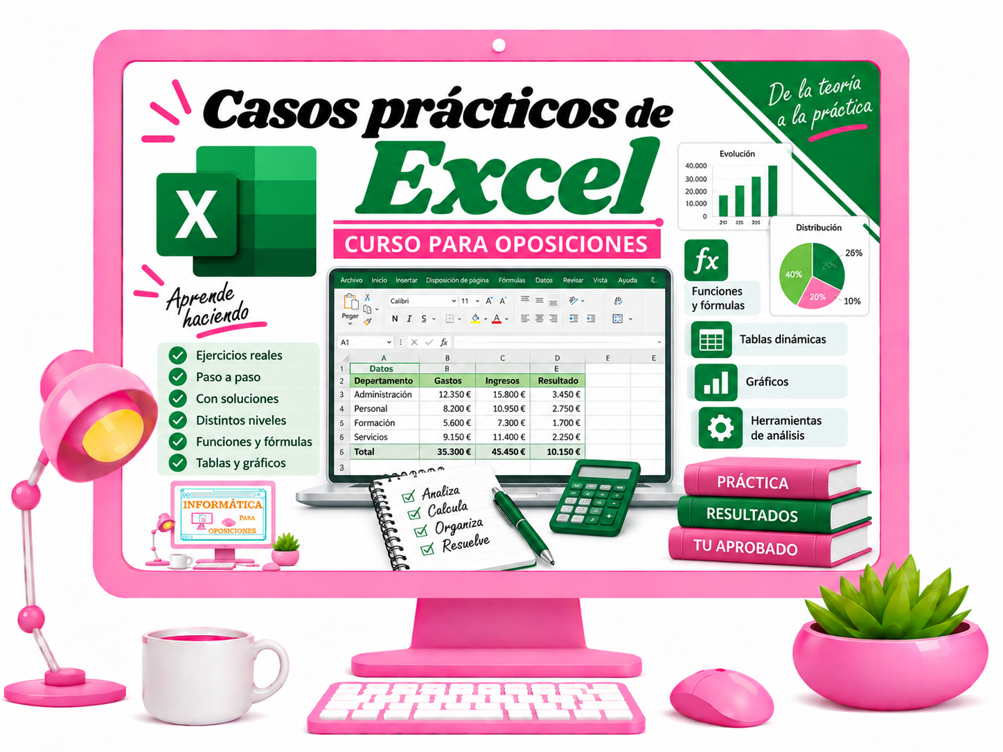 Curso Casos Prácticos de Excel 365 para Oposiciones